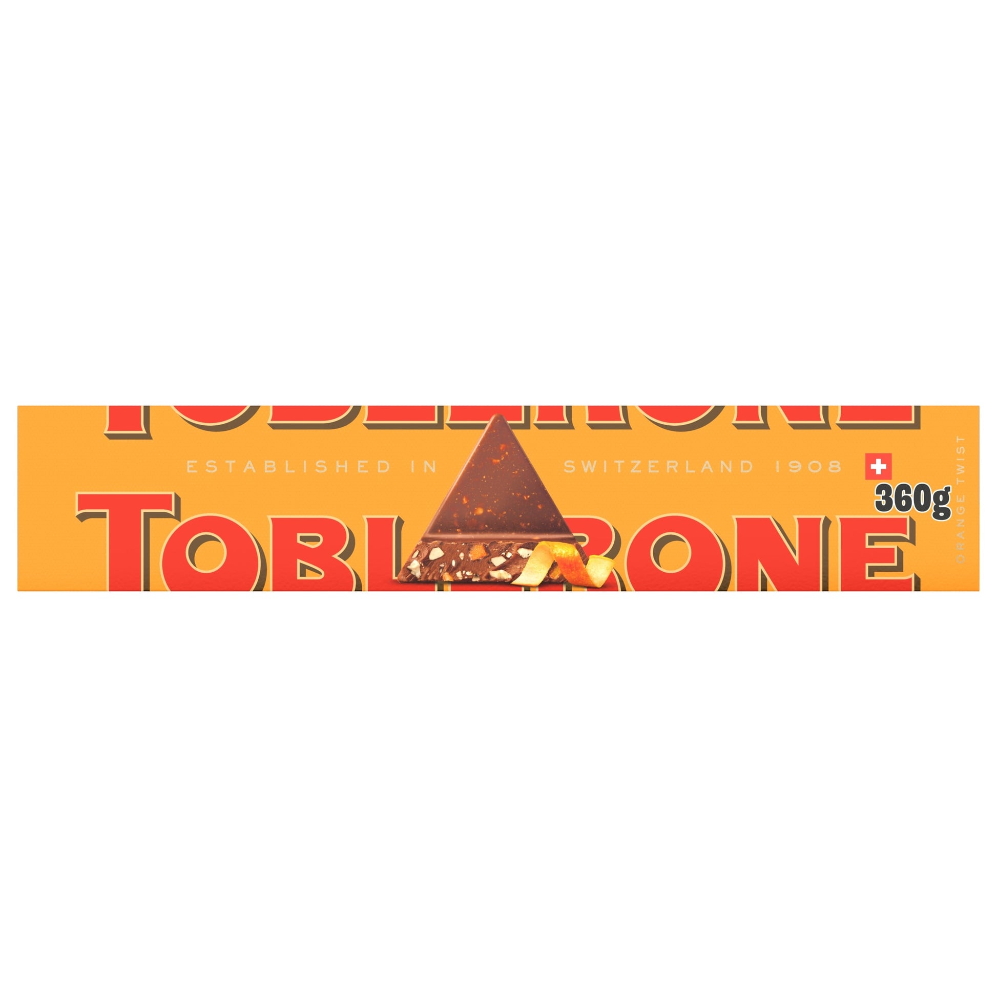 Toblerone Orange Twist Milk Chocolate Bar 360g — image 1