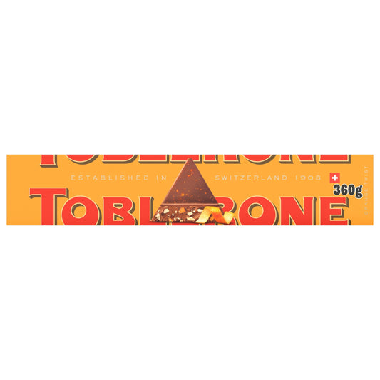 Toblerone Orange Twist Milk Chocolate Bar 360g — image 1