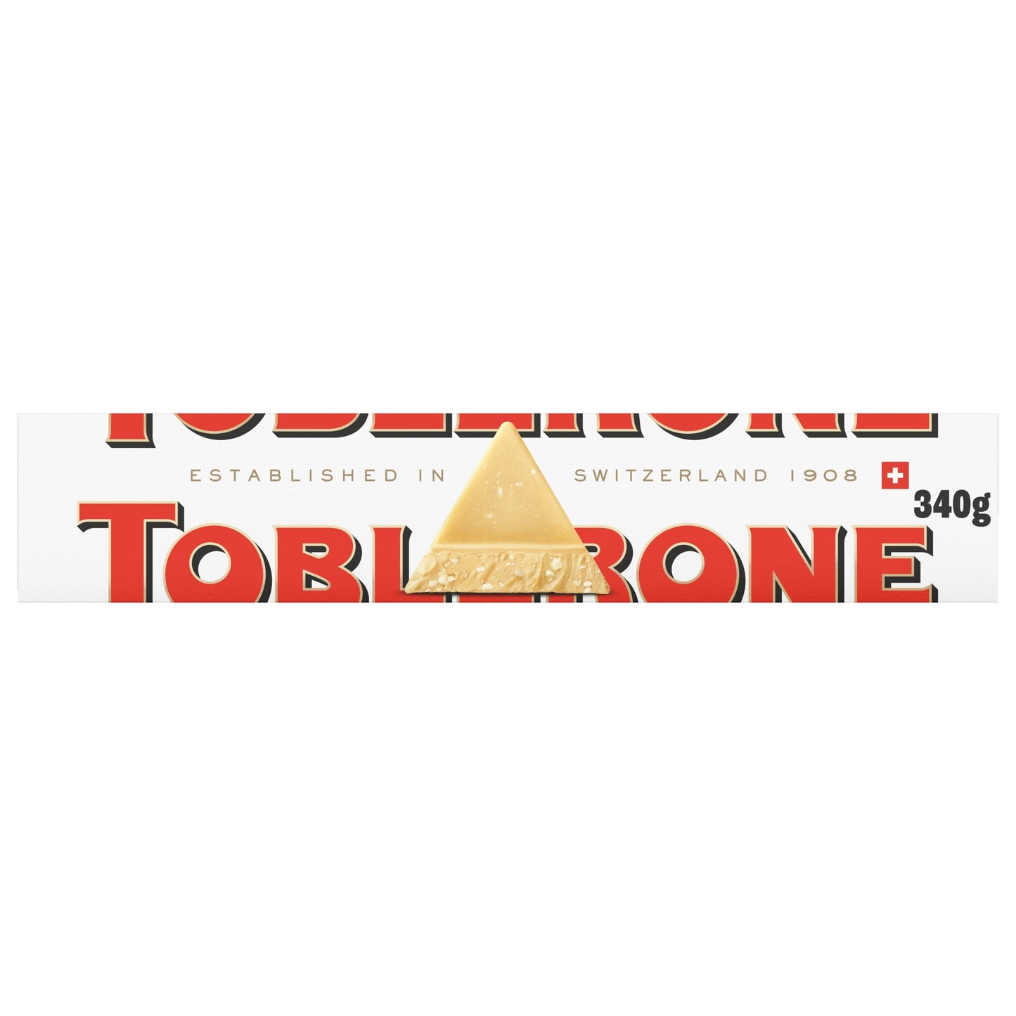 TOBLERONE WHITE CHOCOLATE WITH HONEY & ALMOND NOUGAT 340g — image 1