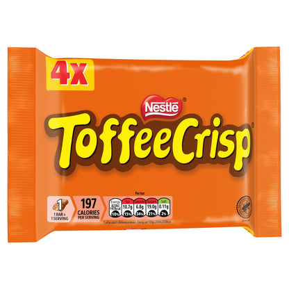 Toffee Crisp Biscuit Bar 4 Pack Multipack 152g — image 2