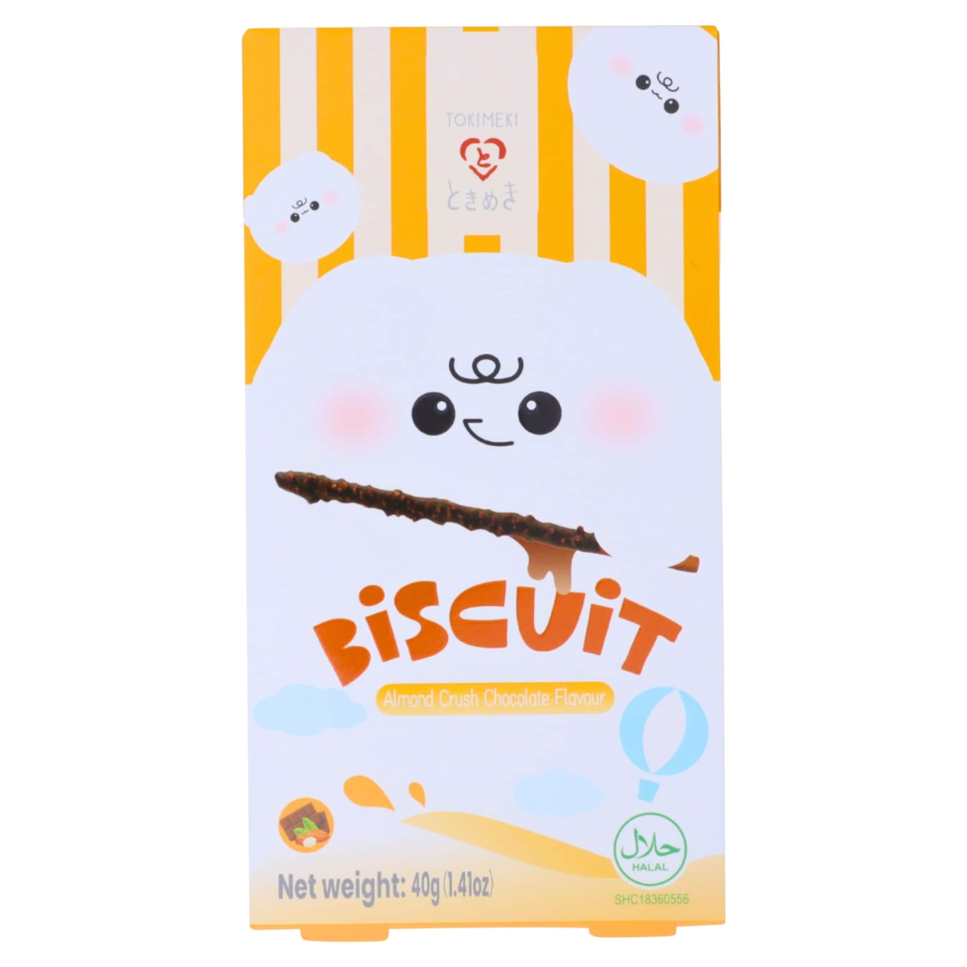 Tokimeki Biscuit Stick Almond Crush Chocolate Flavour 40g — image 1
