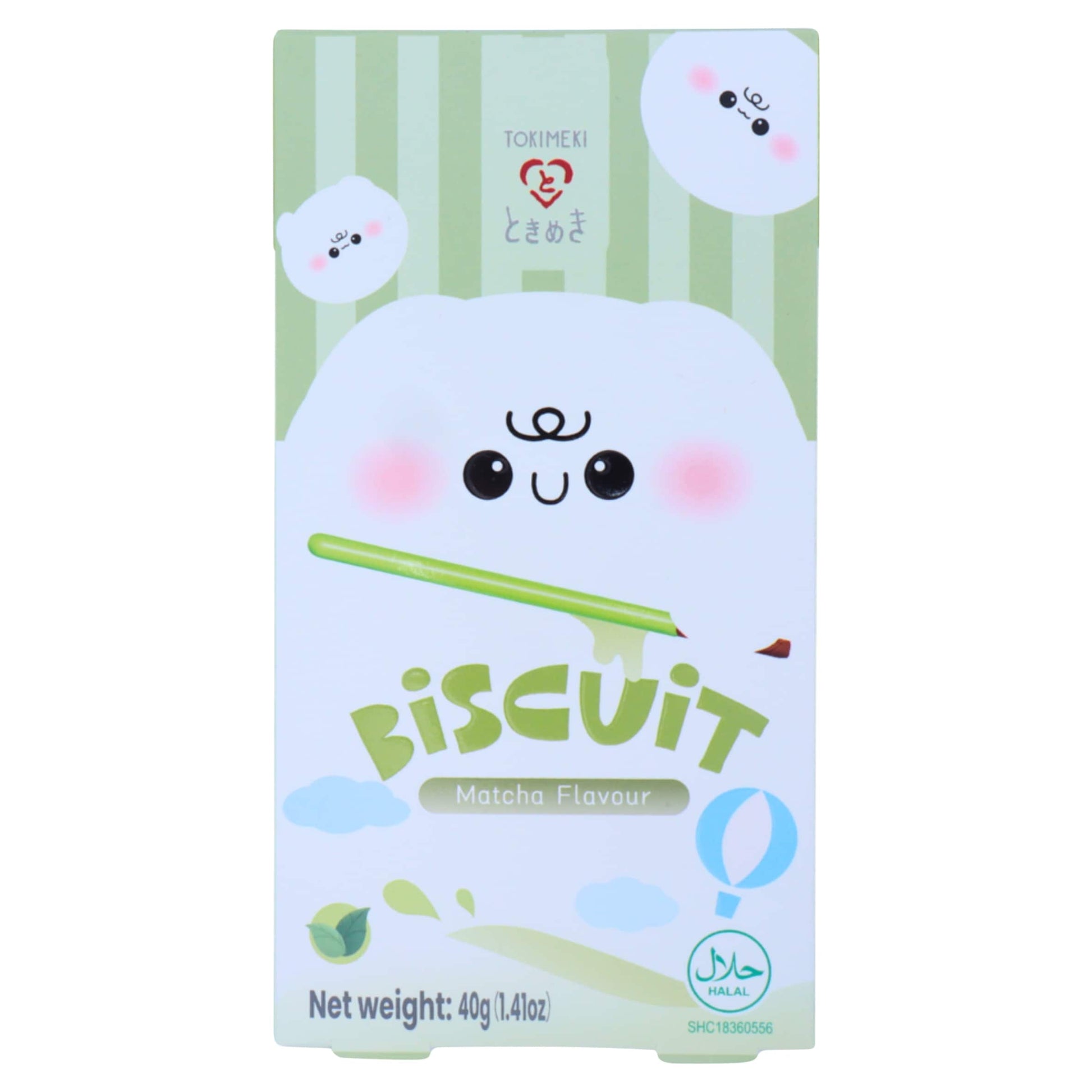 Tokimeki Biscuit Stick Matcha Green Tea Flavour 40g — image 1
