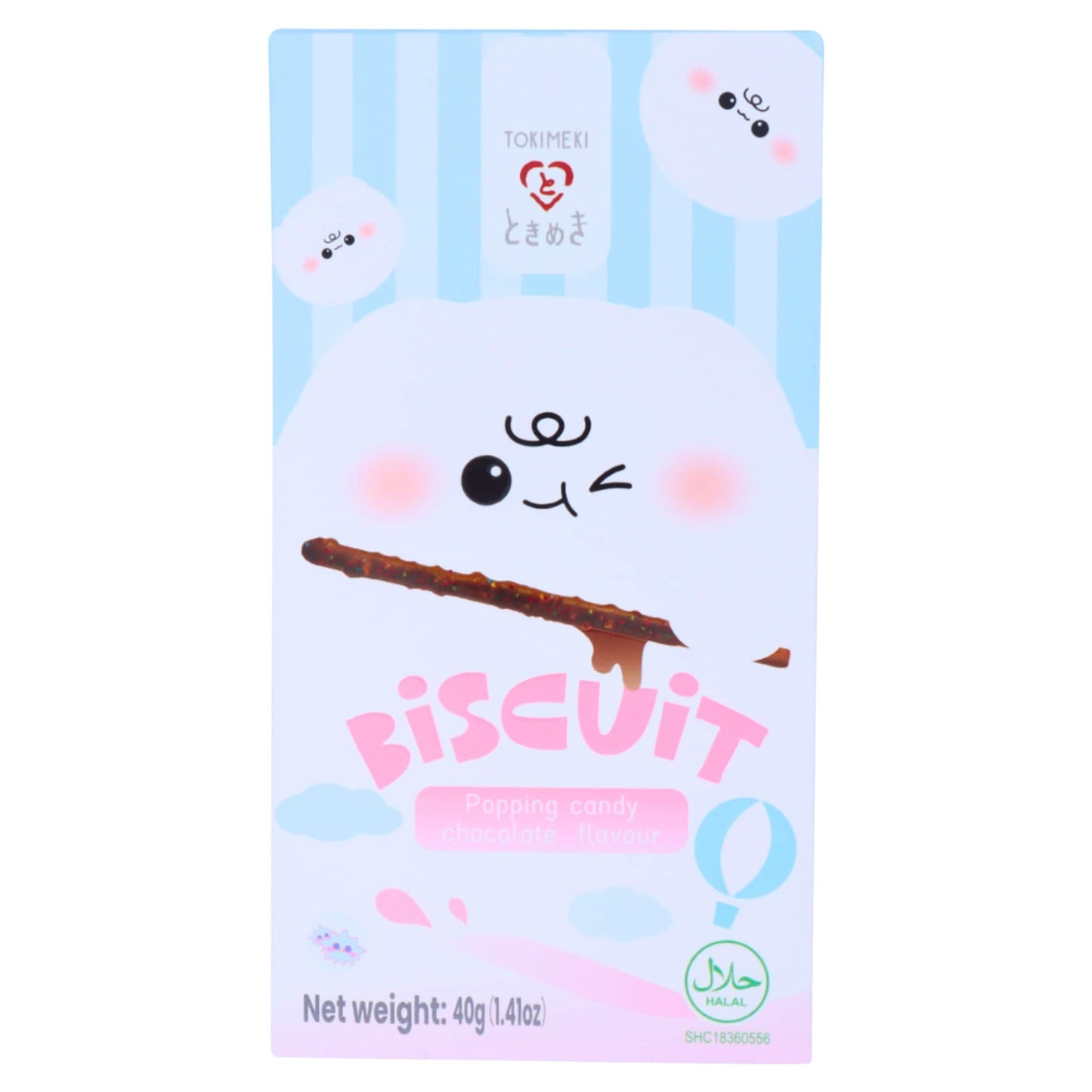 Tokimeki Biscuit Stick Popping Candy Chocolate Flavour 40g — image 1