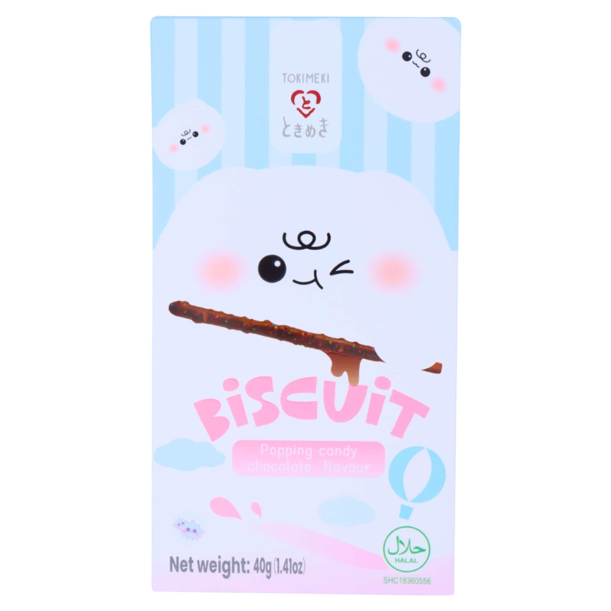 Tokimeki Biscuit Stick Popping Candy Chocolate Flavour 40g — image 1