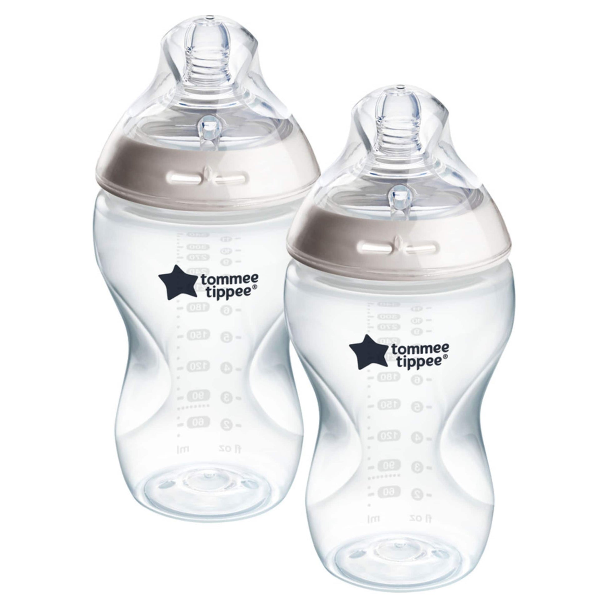 Tommee Tippee Baby Bottles, Natural Start Anti-Colic Baby Bottle, Medium Flow, 340ml, 3m+, Pack of 2 — image 1