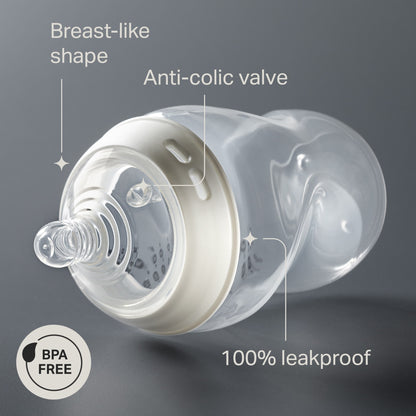 Tommee Tippee Baby Bottles, Natural Start Anti-Colic Baby Bottle, Medium Flow, 340ml, 3m+, Pack of 2 — image 3