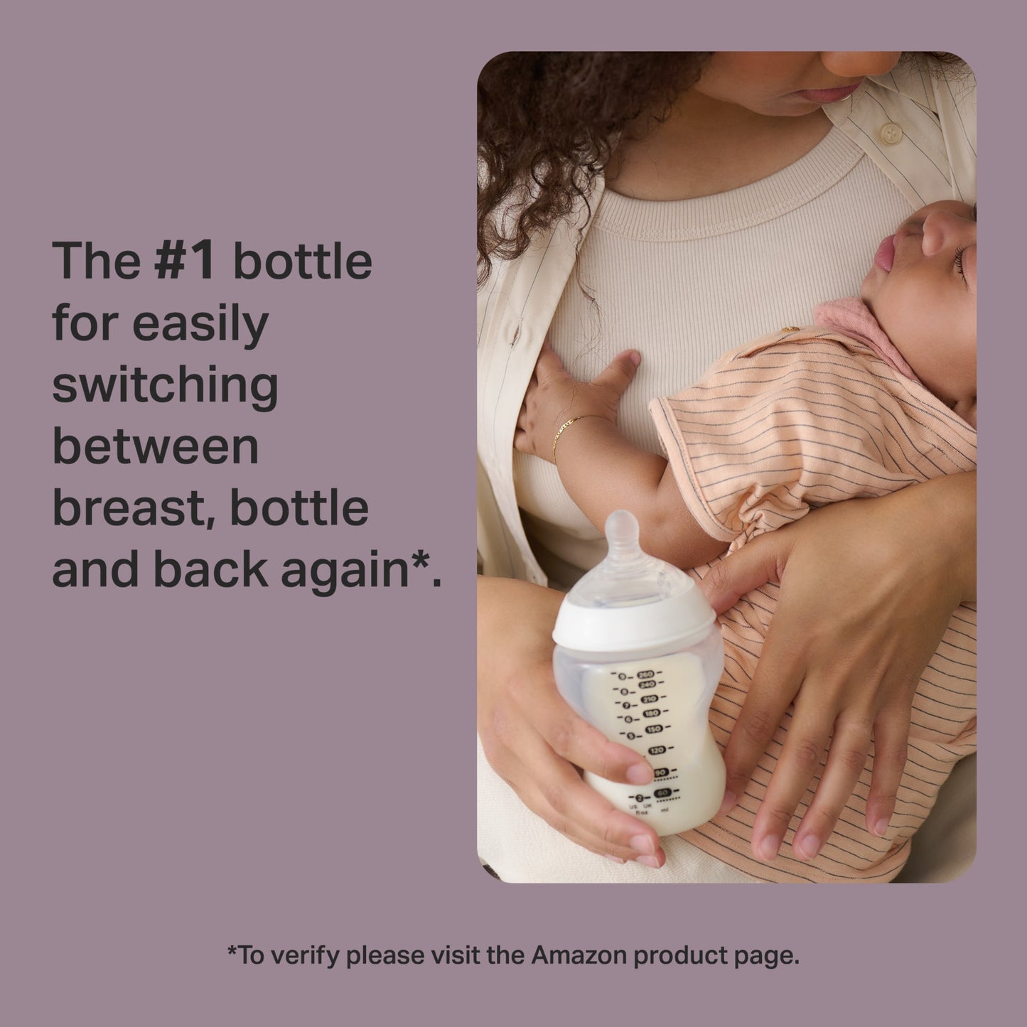 Tommee Tippee Baby Bottles, Natural Start Anti-Colic Baby Bottle, Slow Flow, 260ml, 0m+, Pack of 3 — image 2