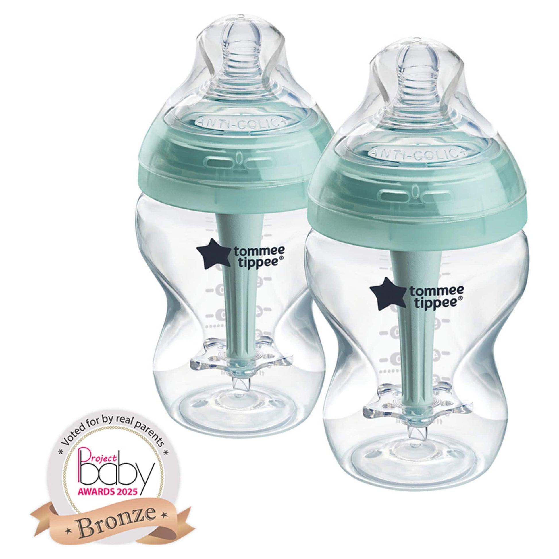 Tommee Tippee Closer To Nature Anti Colic Bottles 260Ml X2 — image 1