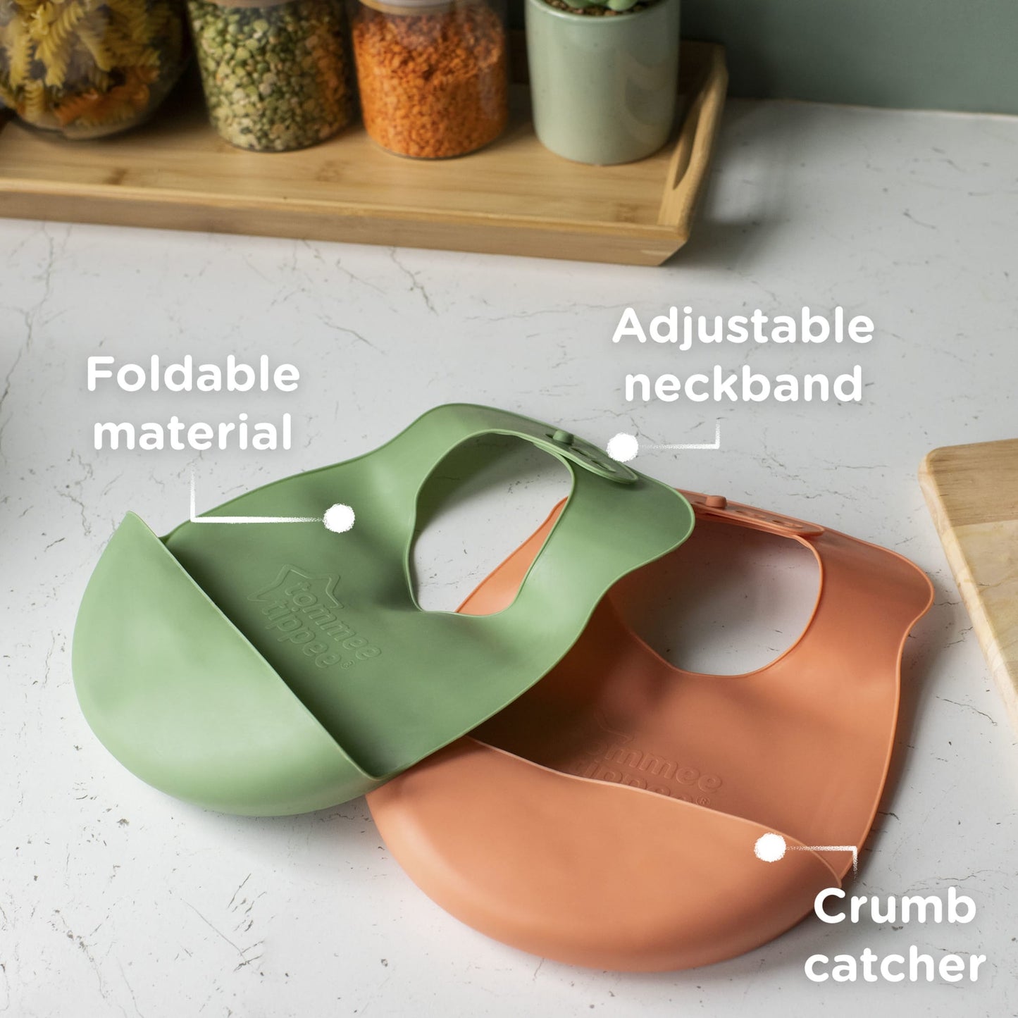Tommee Tippee Explora Roll & Go Bib — image 2