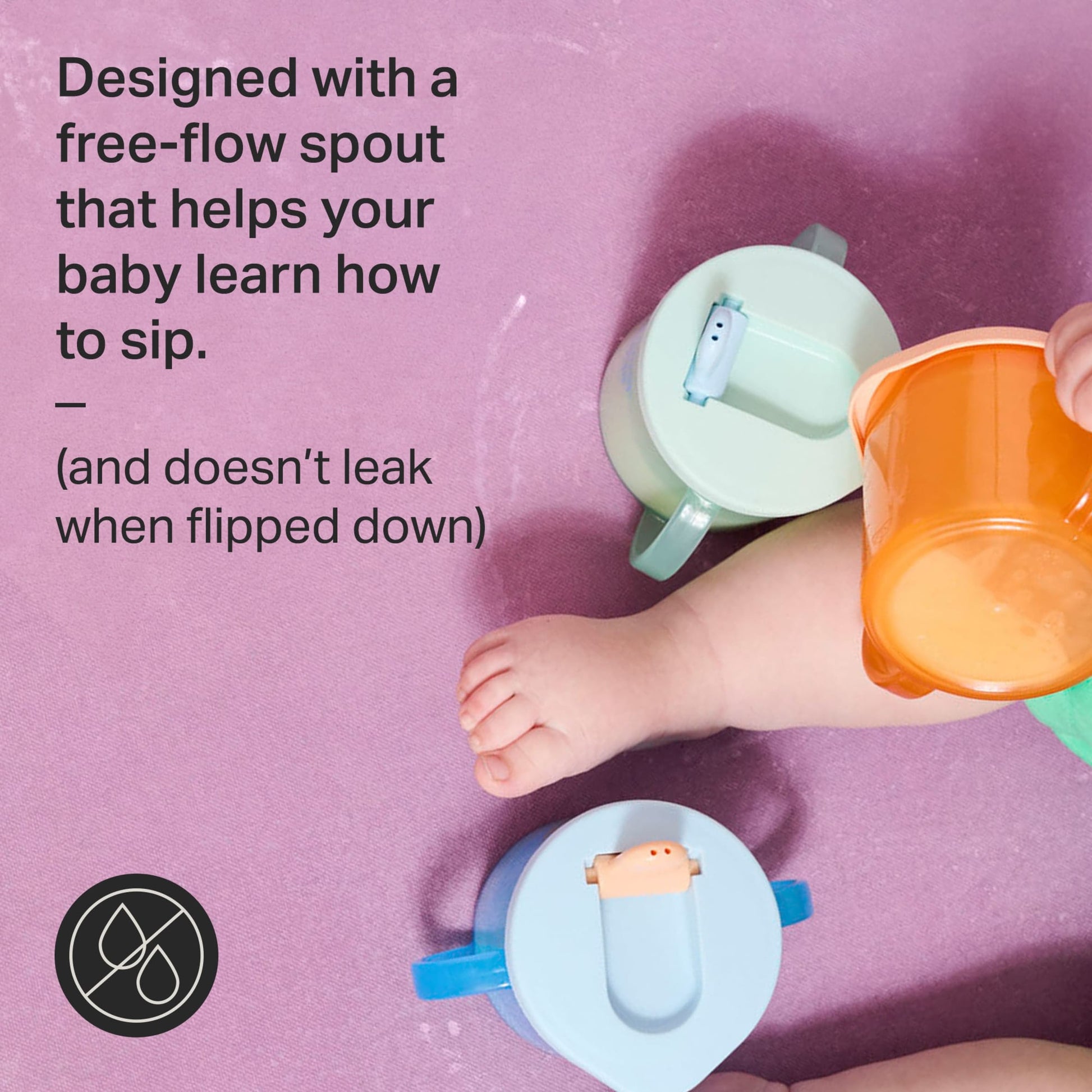 Tommee Tippee Free Flow First Cup Essentials 4m+ 190ml — image 4