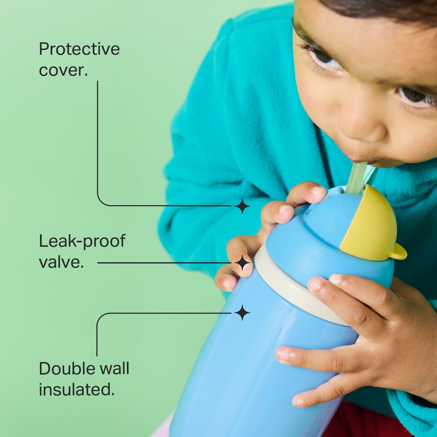 Tommee Tippee Insulated Straw Cup 266Ml 12M+ Assorted — image 3
