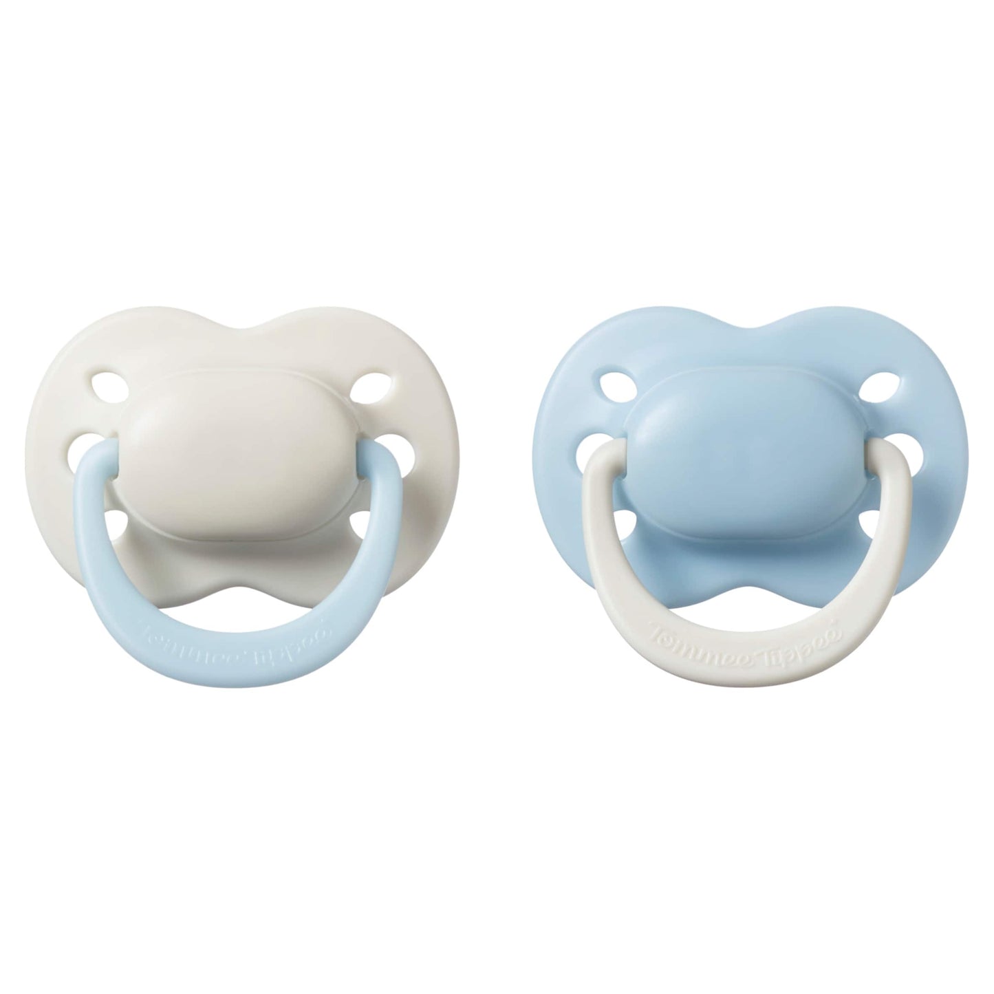 TOMMEE TIPPEE NEWBORN ORTHODONTIC SILICONE 0-2M 2 SOOTHERS — image 1