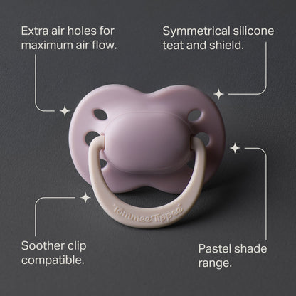 TOMMEE TIPPEE NEWBORN ORTHODONTIC SILICONE 0-2M 2 SOOTHERS — image 3