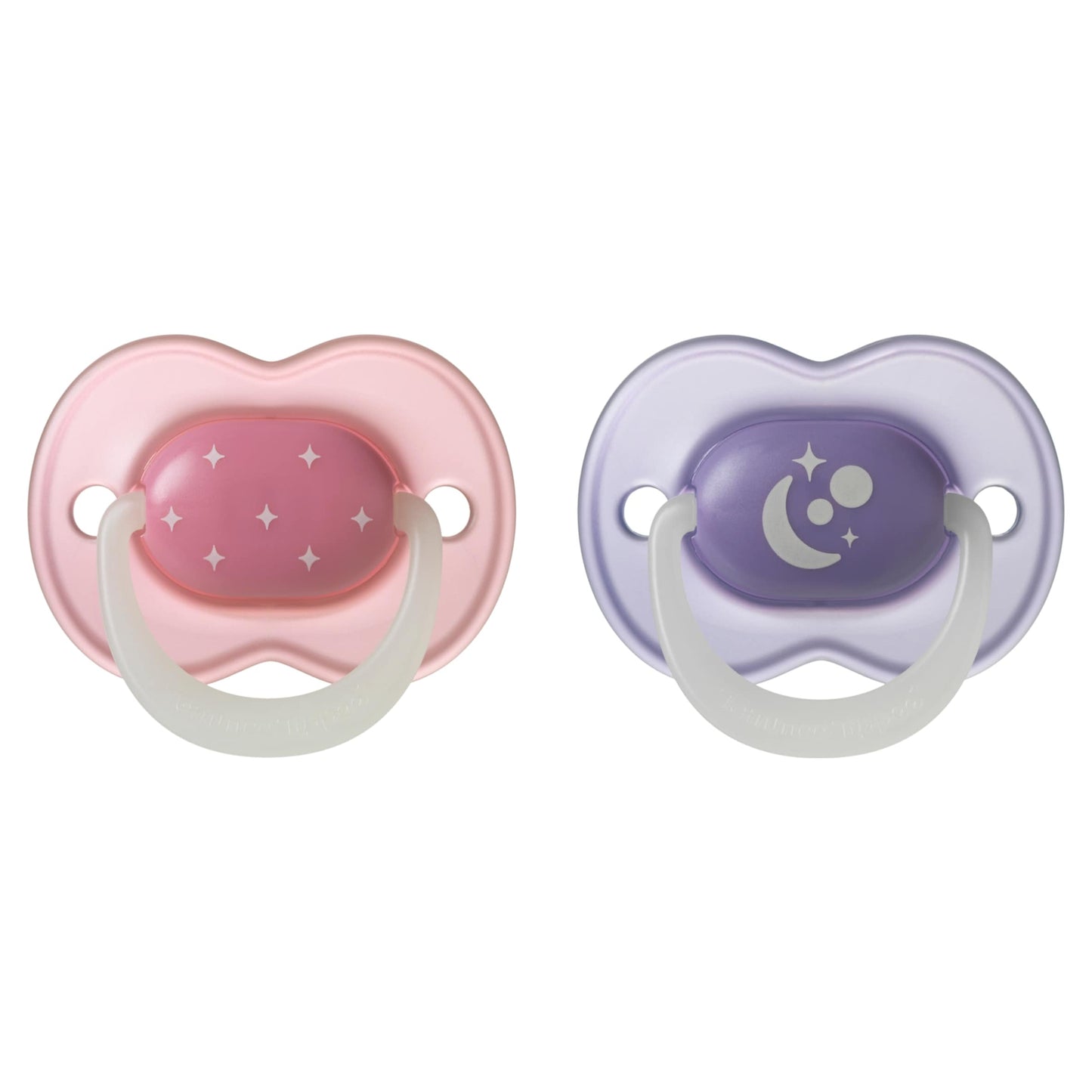 TOMMEE TIPPEE NIGHT GLOW ORTHODONTIC SILICONE 6-18M 2 SOOTHERS — image 1