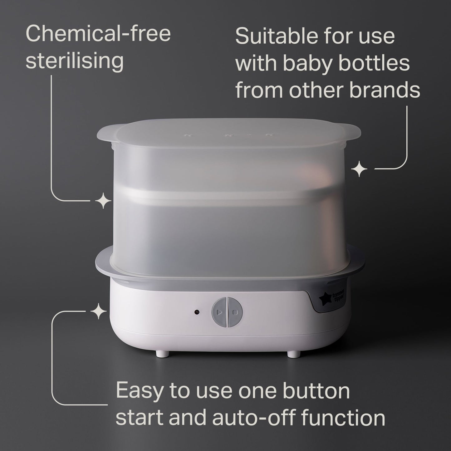 Tommee Tippee Super-Steam Advanced Electric Steriliser White — image 4