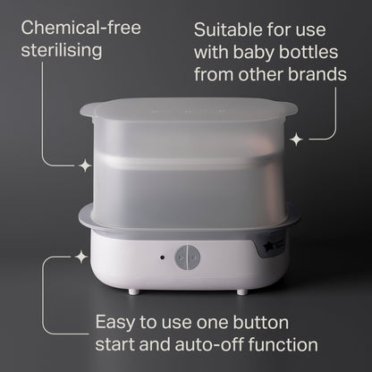 Tommee Tippee Super-Steam Advanced Electric Steriliser White — image 4