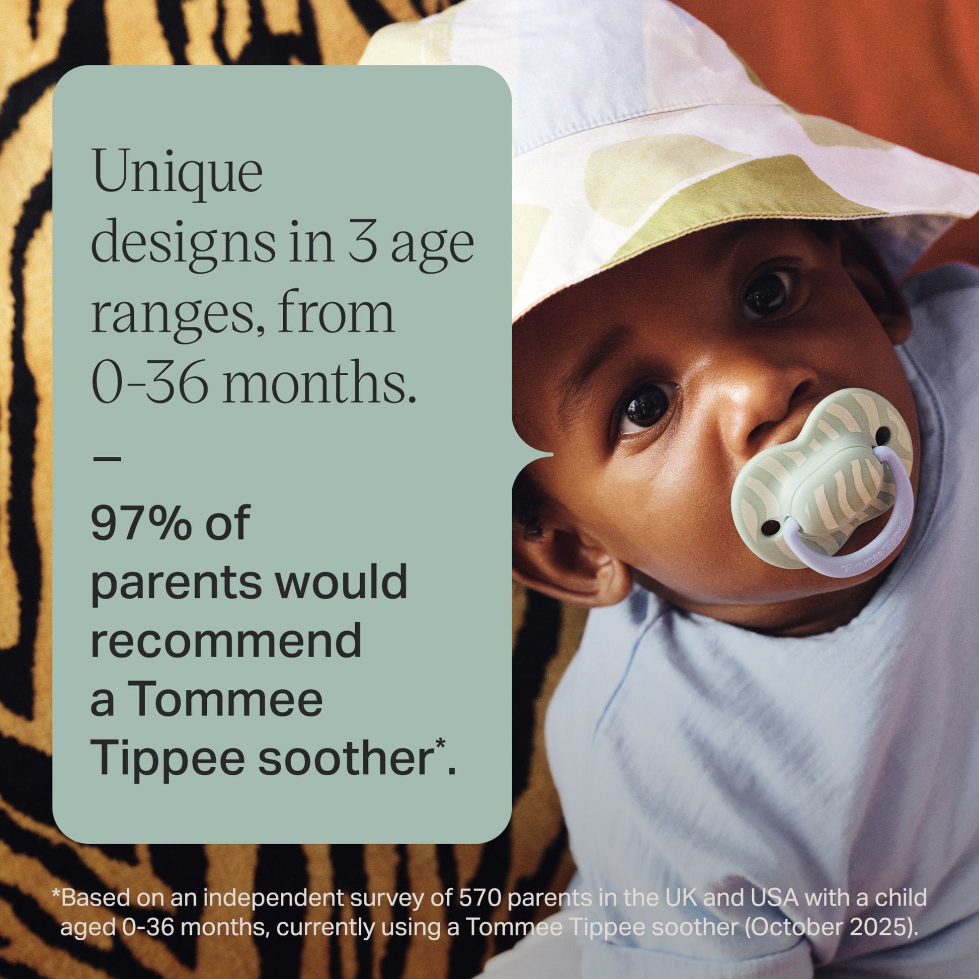 TOMMEE TIPPEE ULTIMATE FIT ORTHODONTIC SILICONE 6-18M 2 SOOTHERS — image 4