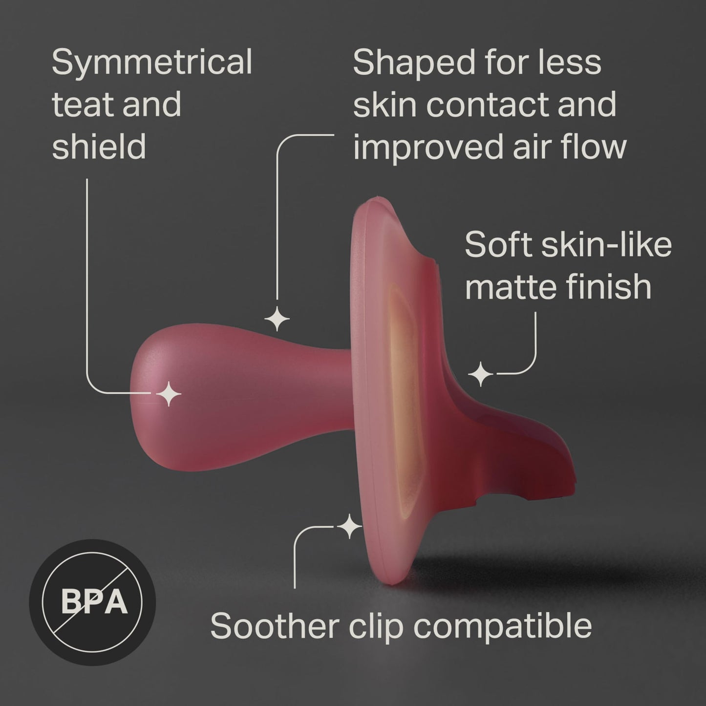TOMMEE TIPPEE ULTRA LIGHT NIGHT GLOW ORTHODONTIC SILICONE 6-18M 2 SOOTHERS — image 3