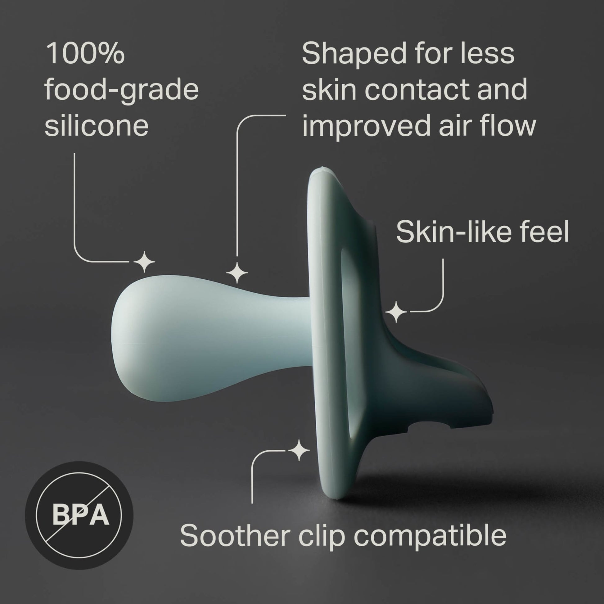 Tommee Tippee Ultra Light Stay Put Soothers x2 0-6 Months — image 3