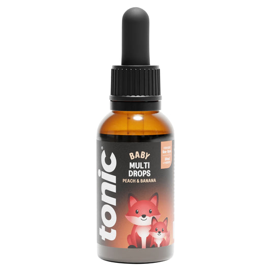 Tonic Baby Multivitamin Drops - Peach & Banana 30ml — image 1