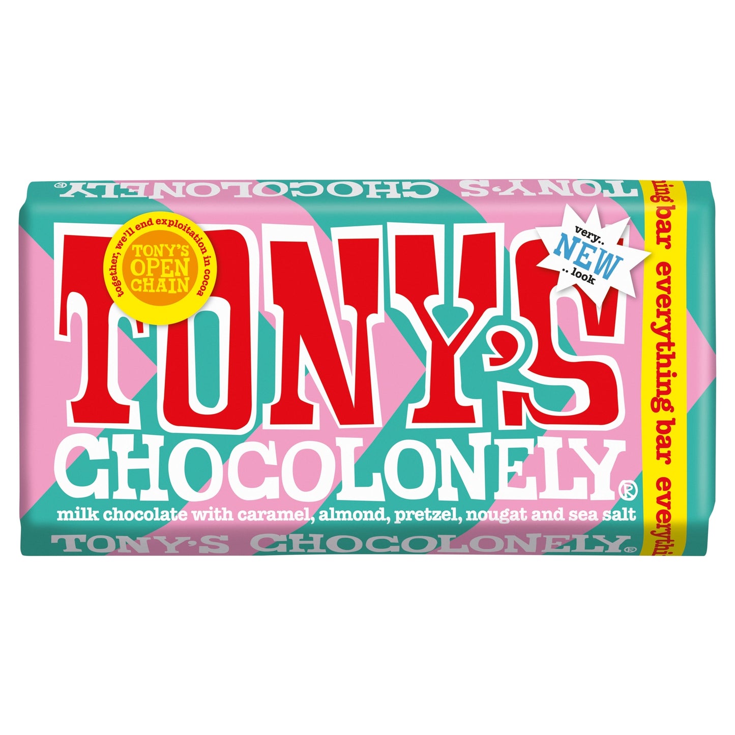 Tony's Chocolonely Everything Bar 180g — image 1