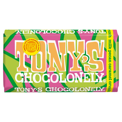 Tonys Chocolonely Milk Pecan Caramel Crunch 180g — image 1