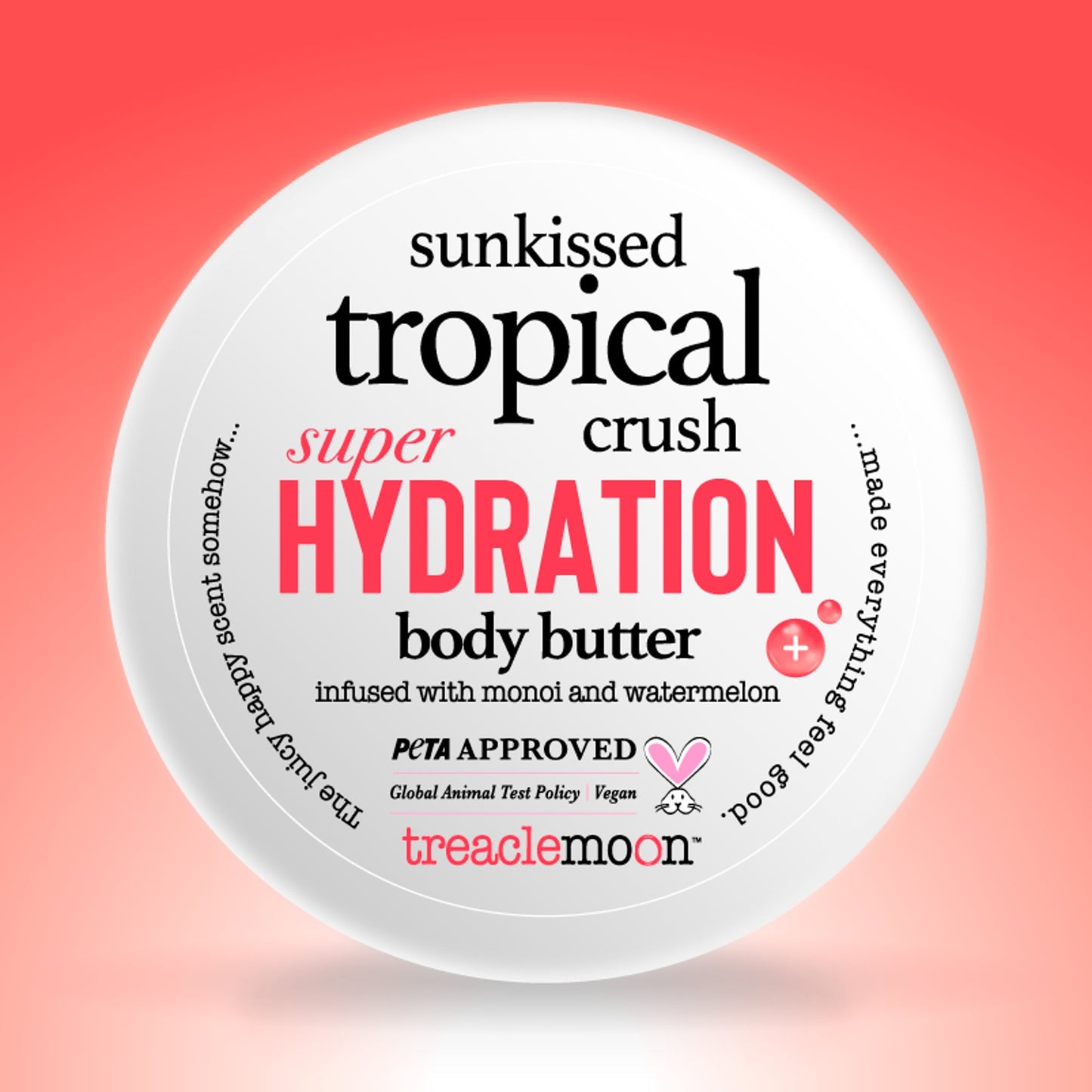 Treaclemoon Sunkissed Tropical Crush Super Hydration Body Butter infused with Monoi and Watermelon 200ml — image 2