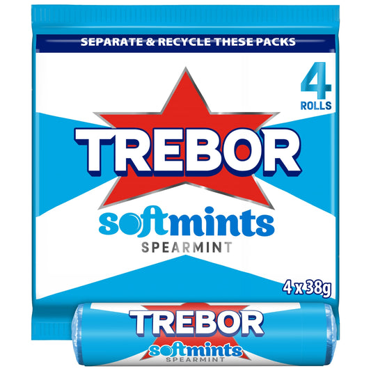 Trebor Softmints Spearmint Multipack 4 pack 38g — image 1