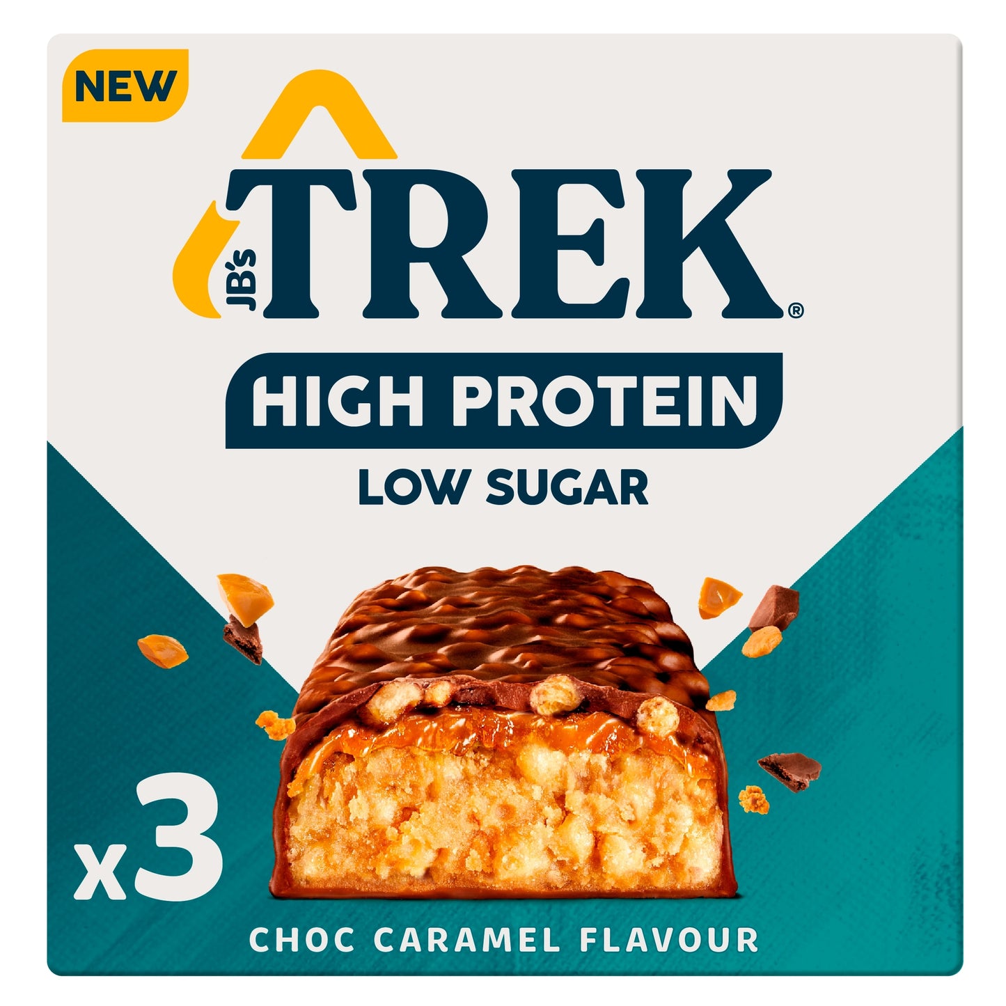 Trek High Protein Choc Caramel Flavour 3X44g — image 1