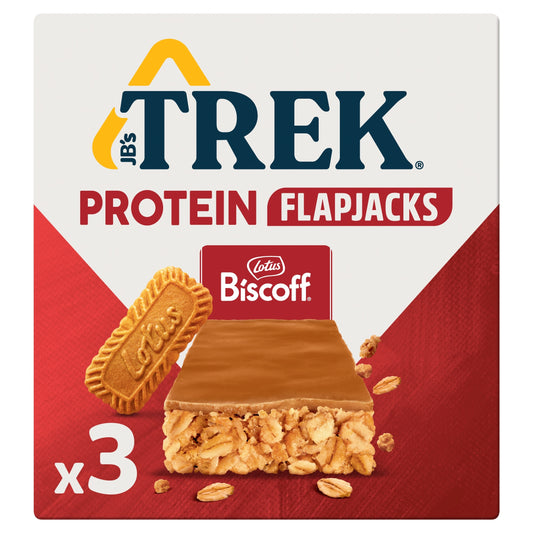 Trek Protein Flapjacks with Lotus Biscoff 3x50g — image 1