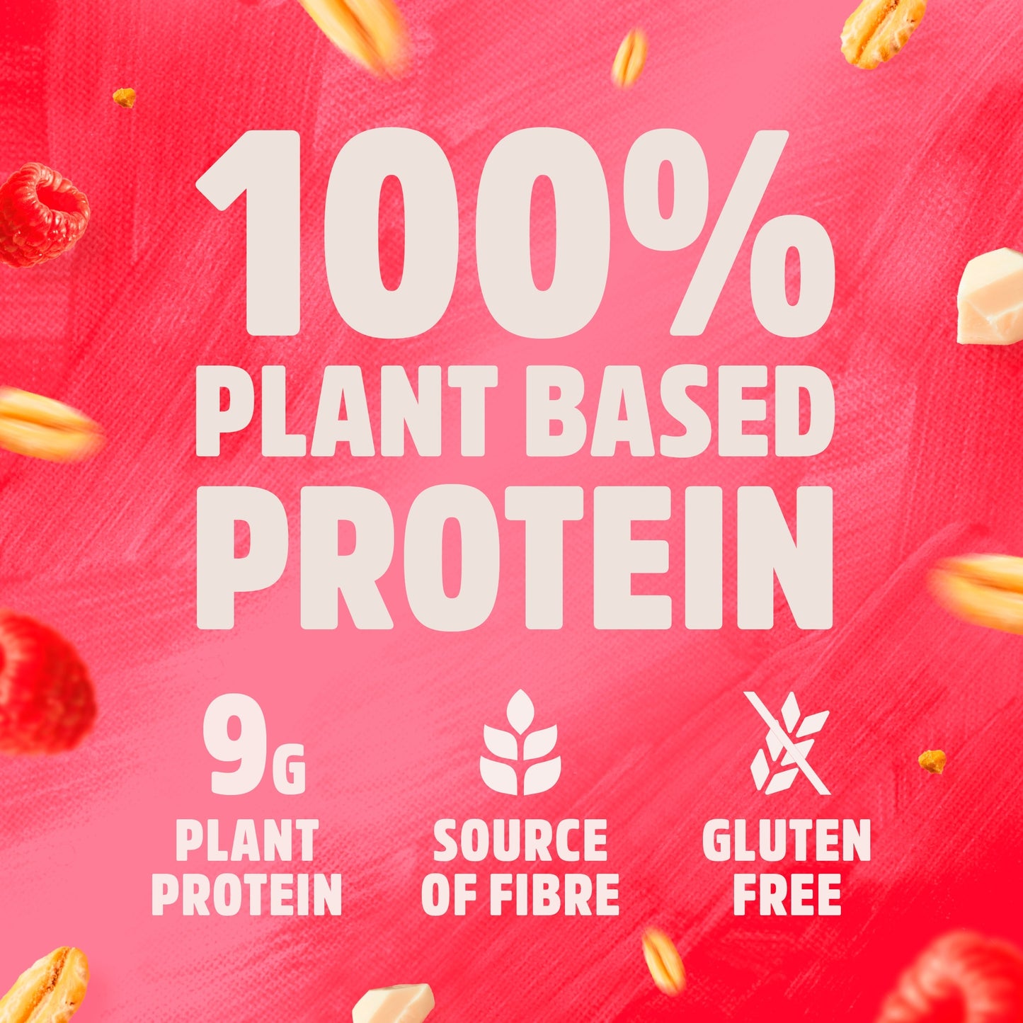 TREK White Choc & Raspberry Protein Flapjacks 3x50g — image 2