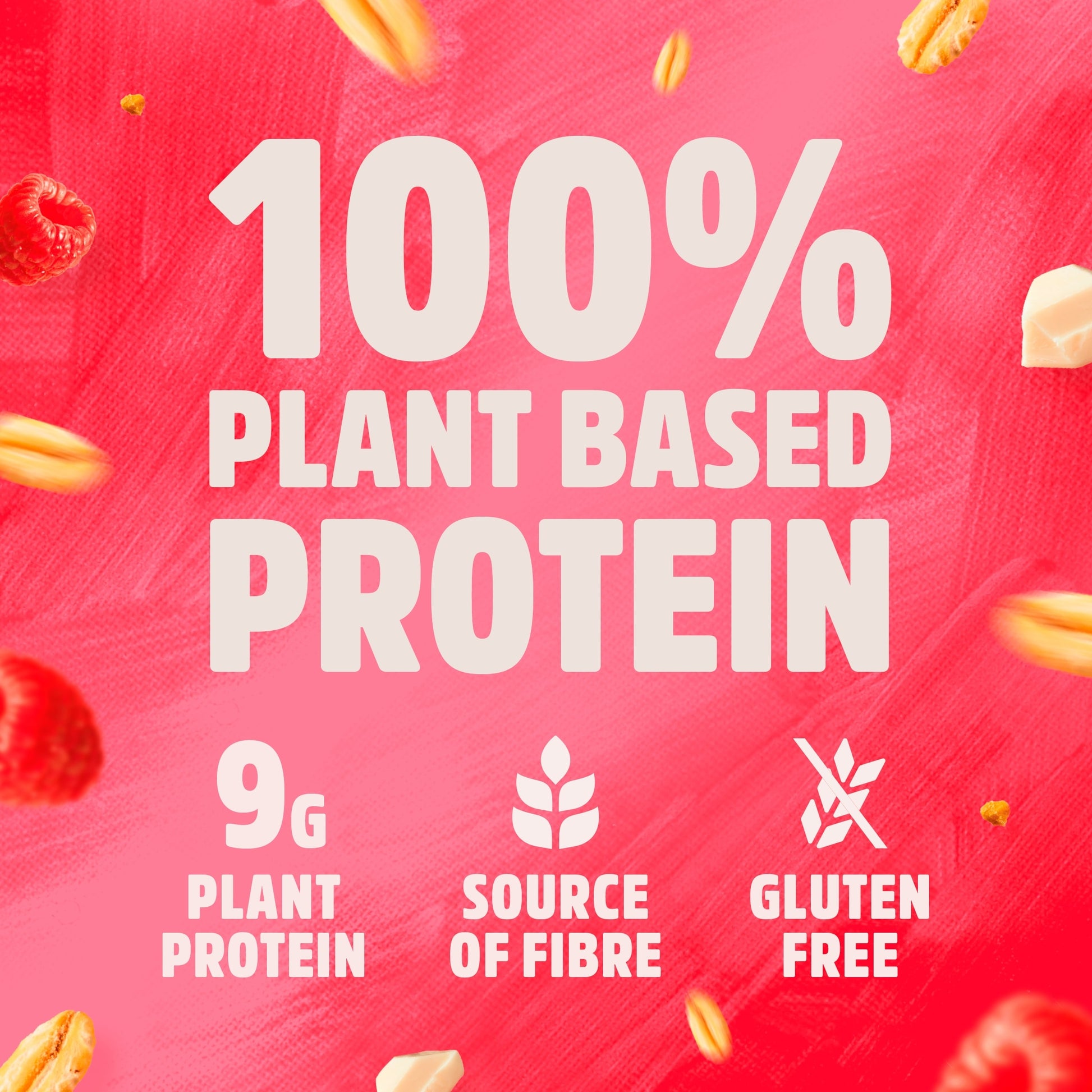 TREK White Choc & Raspberry Protein Flapjacks 3x50g — image 2