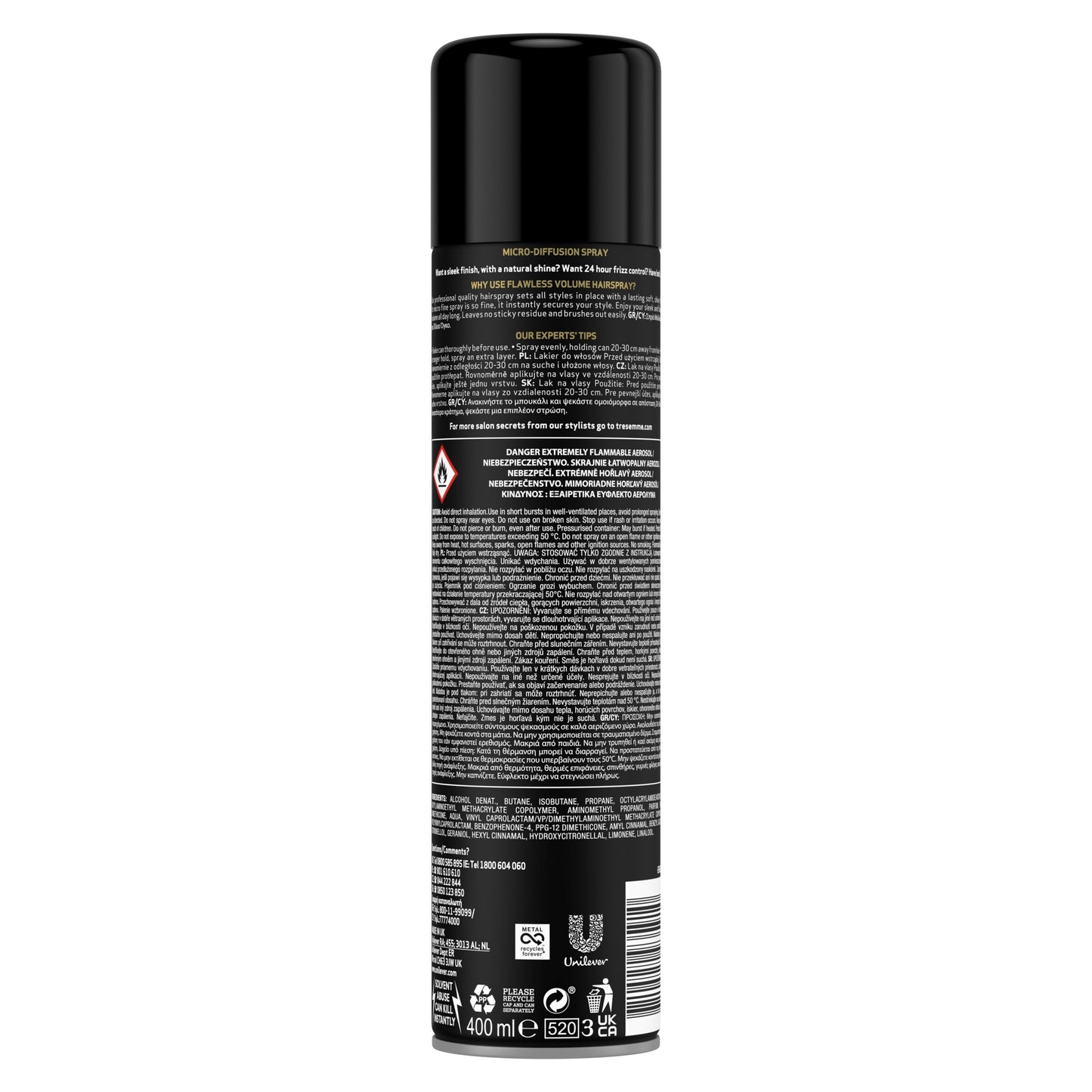 TRESemme Flawless Volume Hairspray 400ml — image 2