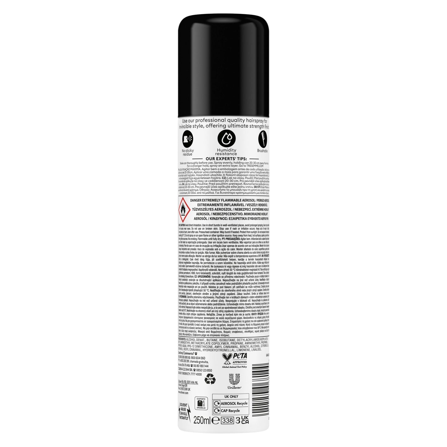Tresemme Freeze Hold Hair Spray 250Ml — image 2