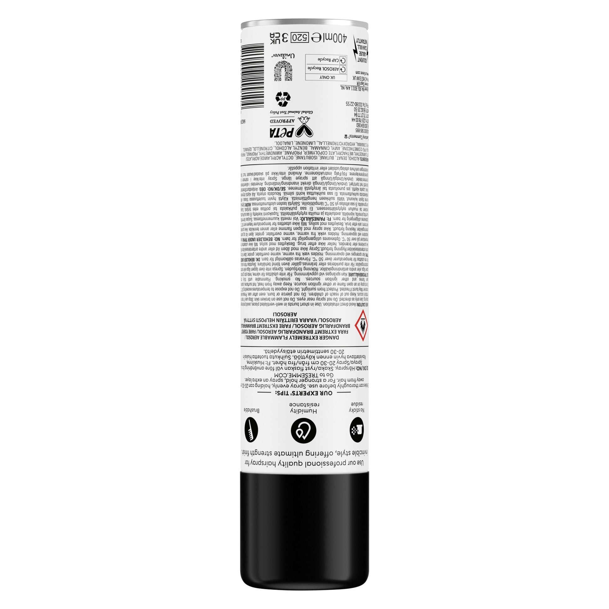 Tresemme Freeze Hold Hair Spray 400Ml — image 2