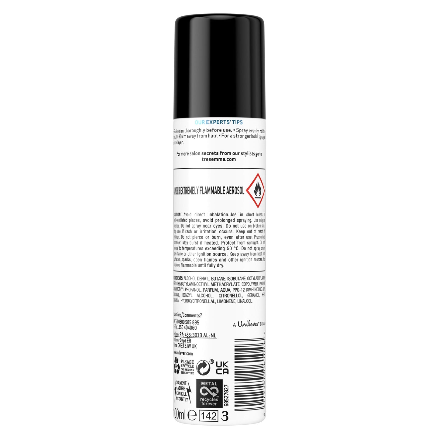 TRESemme Freeze Hold Hairspray 100ml — image 2