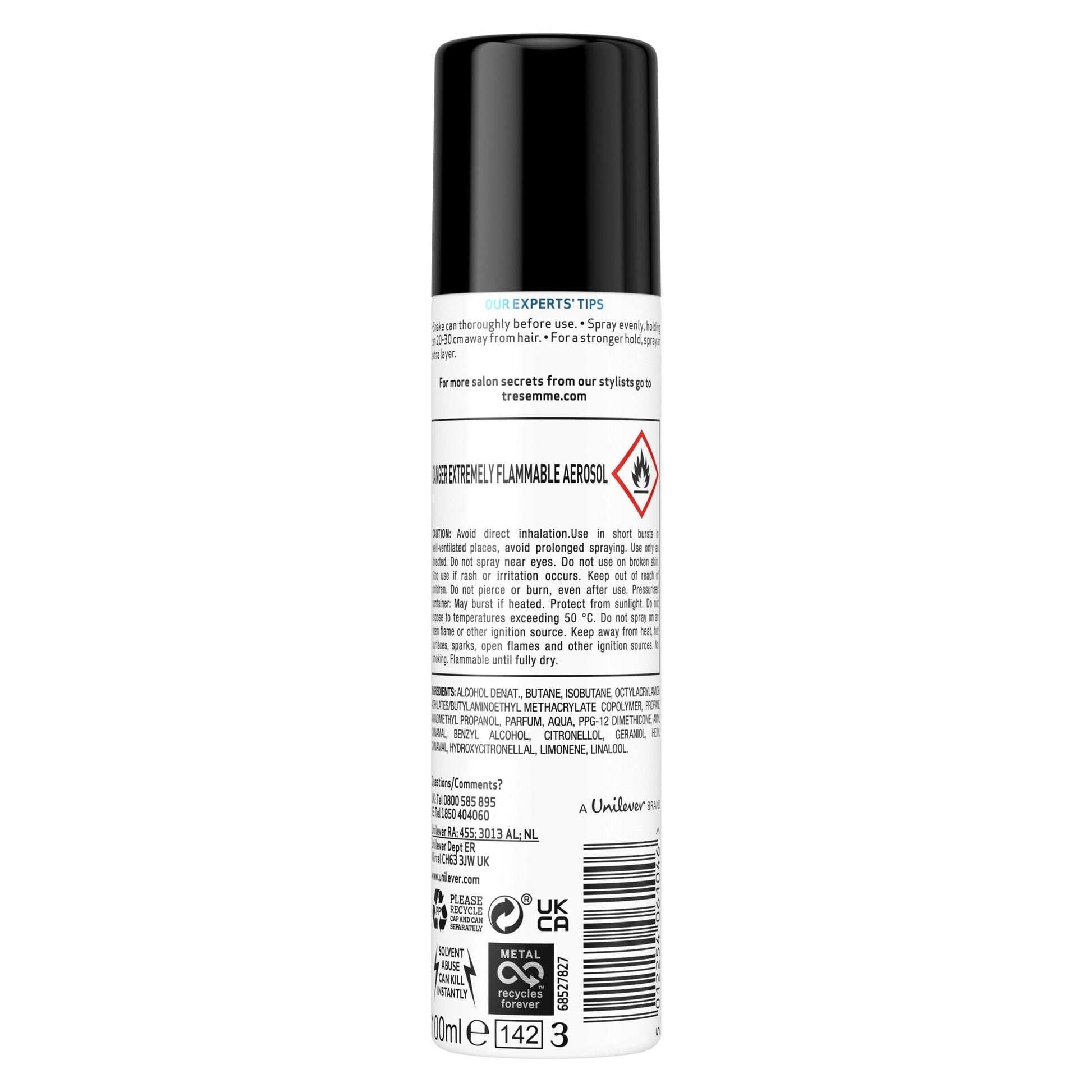 TRESemme Freeze Hold Hairspray 100ml — image 2