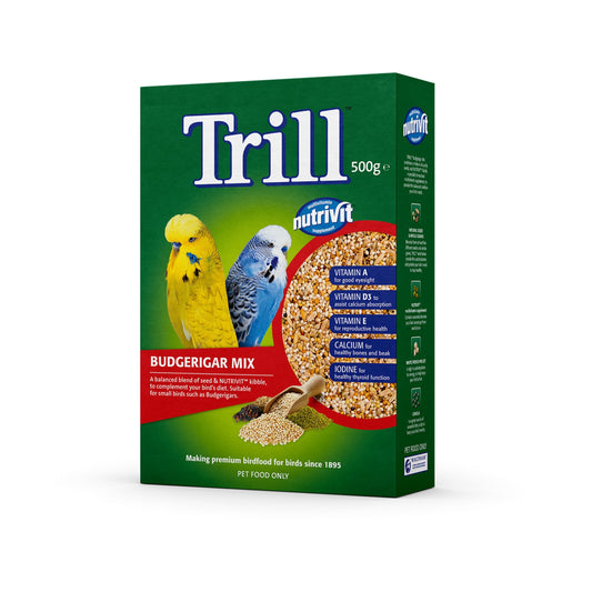 Trill Budgie Bird Food 500g — image 1