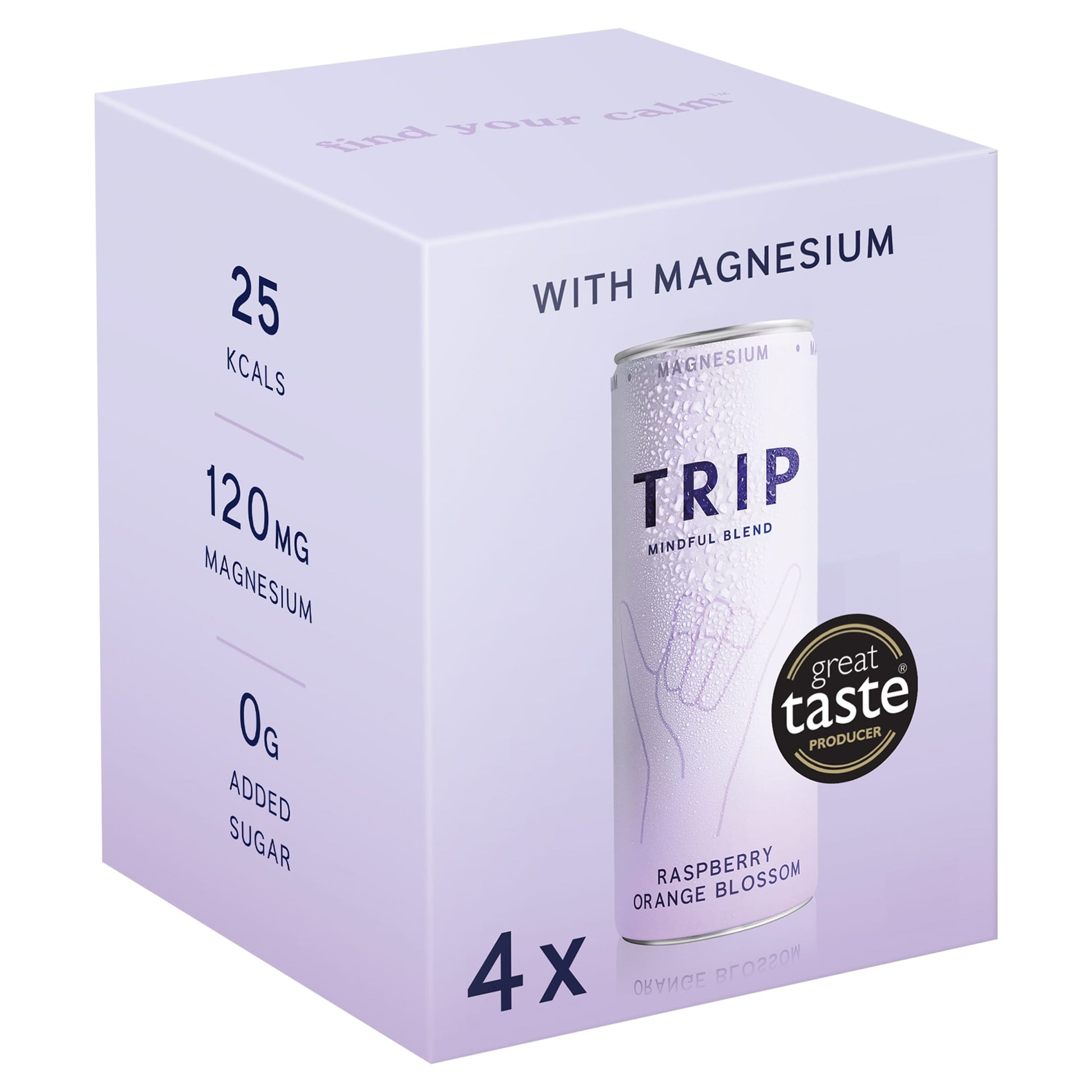 TRIP Mindful Blend Raspberry Orange Blossom 4x250ml — image 1