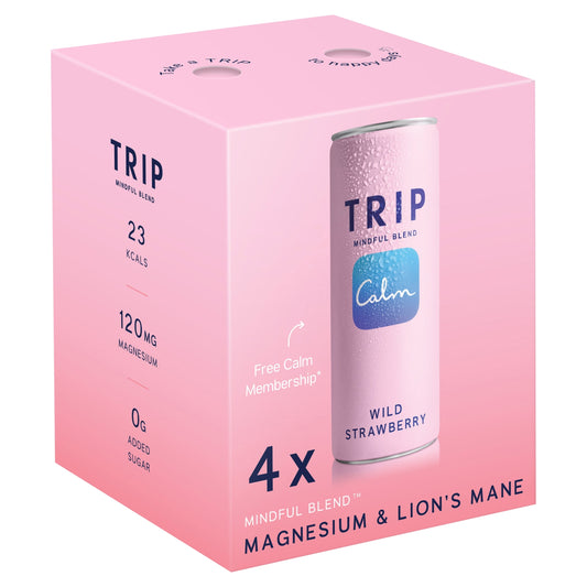 TRIP Mindful Blend Wild Strawberry 4x250ml — image 1