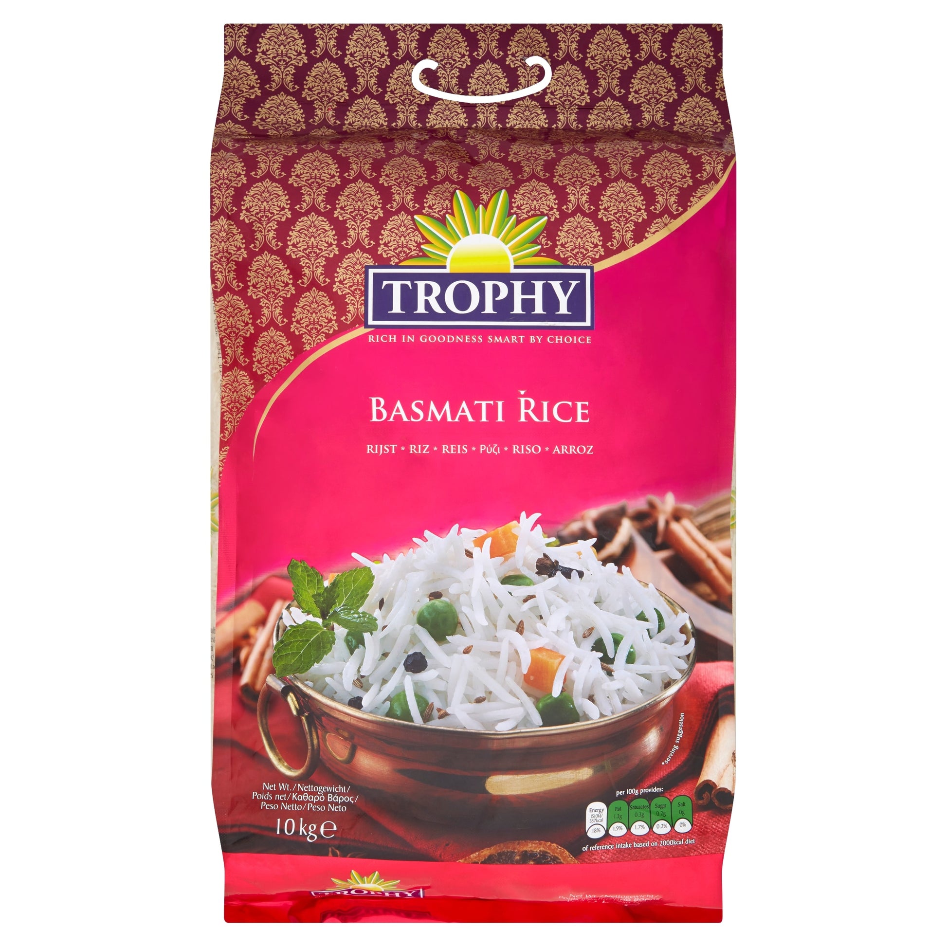 Trophy Basmati Rice 10Kg — image 1