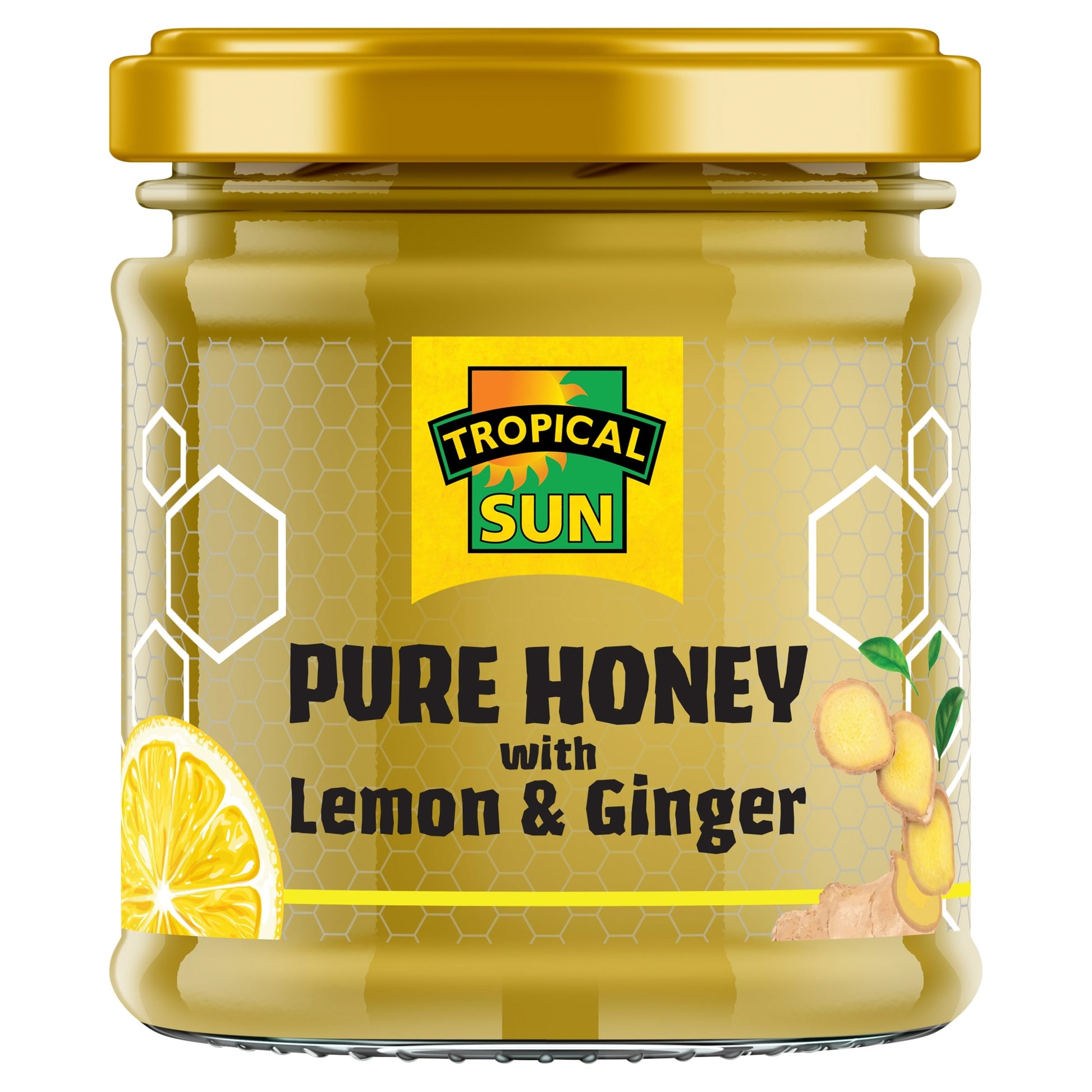 Tropical Sun Honey with Ginger and Lemon 250g — image 1
