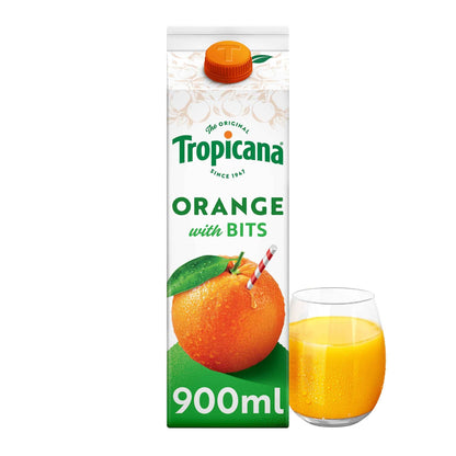 TROPICANA Original Orange With Juicy Bits 900ml
