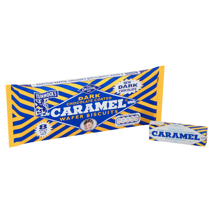 Tunnocks Dark Chocolate Coated Caramel Wafer Biscuits Multipack, 8 Pack 248g — image 2