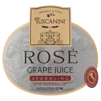 TUSCANINI Sparkling Rose Grape Juice 750ml