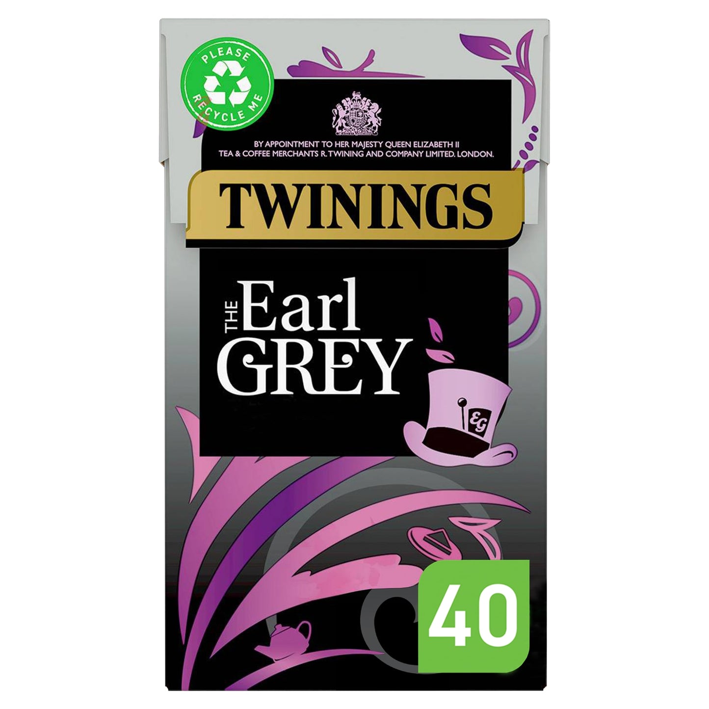 Twinings 40 Earl Grey T Bags 100G — image 1