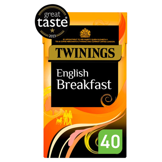 Twinings English Breakfast Tea Bags 40 Pack 100g — image 1