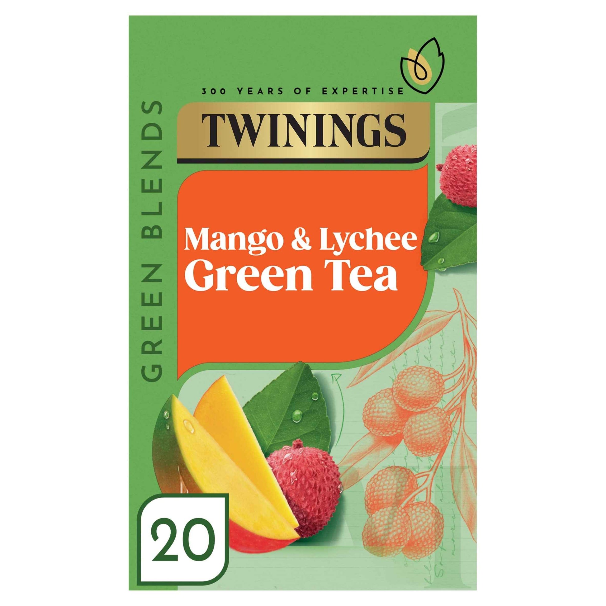 TWININGS Green Mango And Lychee 20's 40g