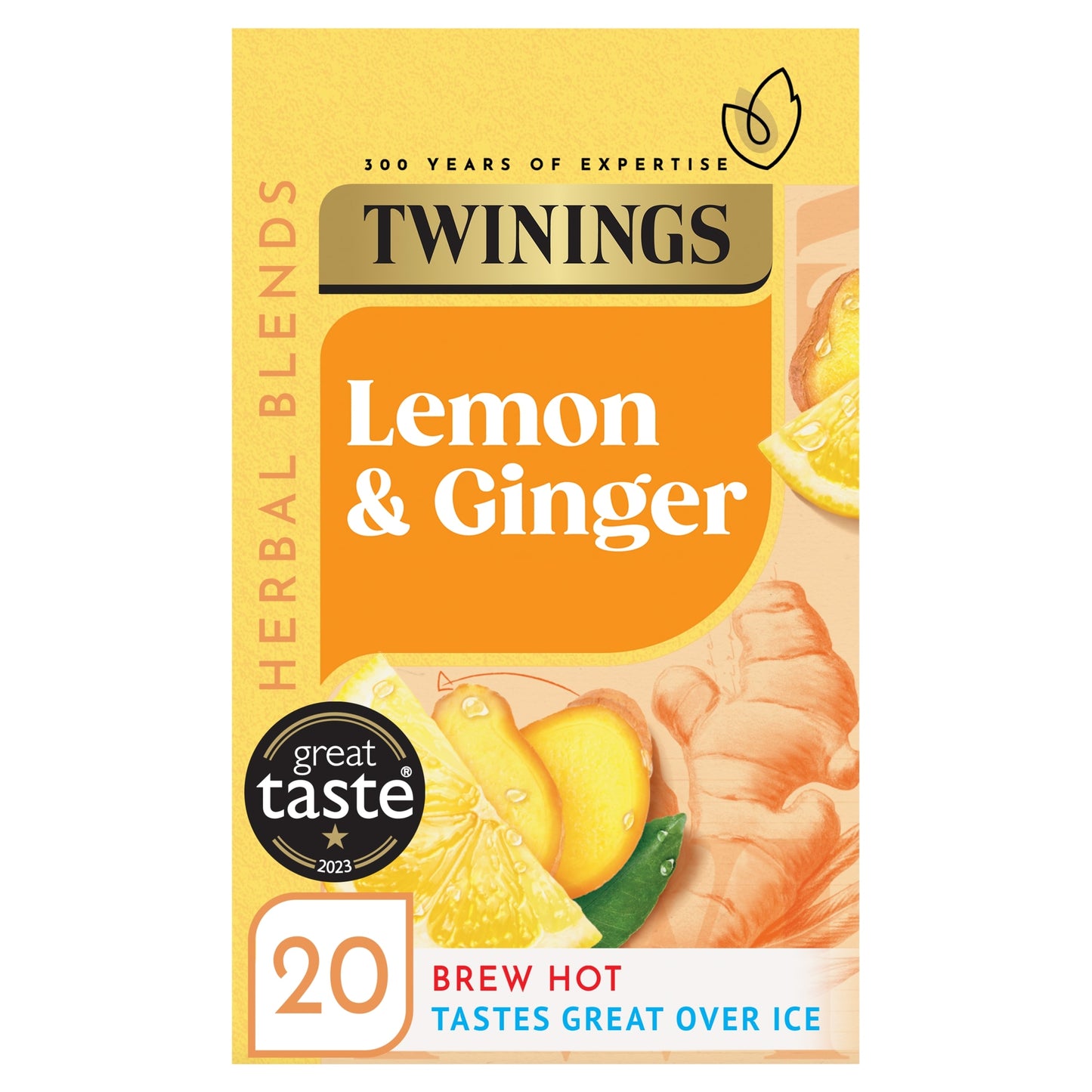 Twinings Lemon & Ginger Tea 20 Pack 30g — image 1
