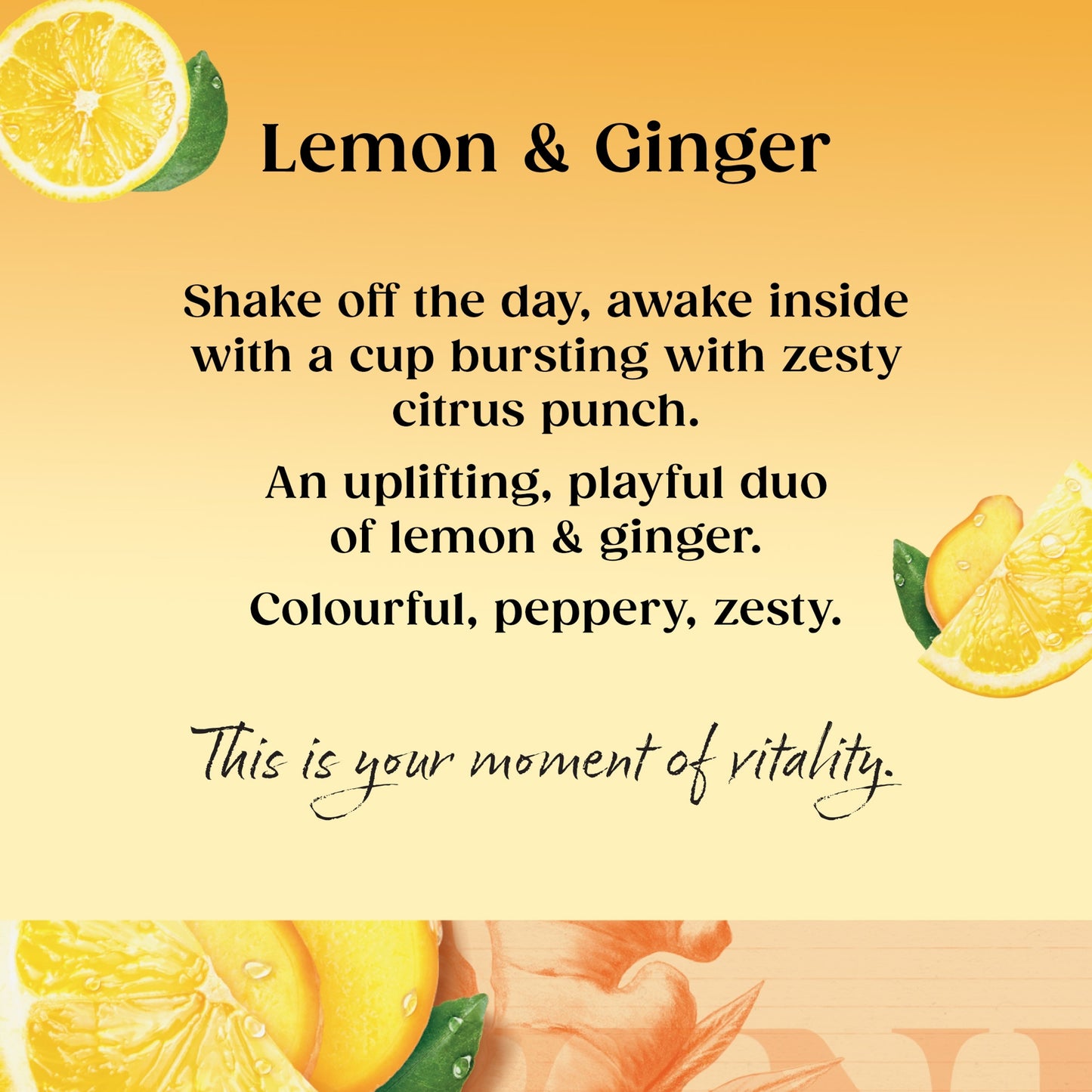 Twinings Lemon & Ginger Tea 20 Pack 30g — image 2